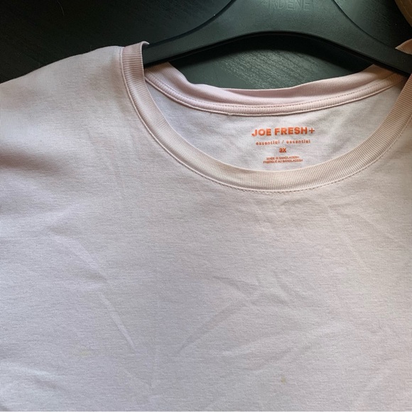 ✨3/$15✨ Joe Fresh+ Baby Pink Long Sleeve Basic Top - Picture 4 of 5